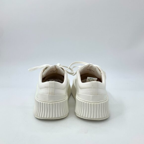 Jil Sander White Thick Sole Lace-Up Sneakers Size 39 Made In Spain With Dust Bag